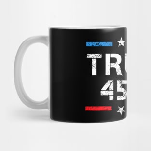 45 47 Trump 2024 American Flag Mug